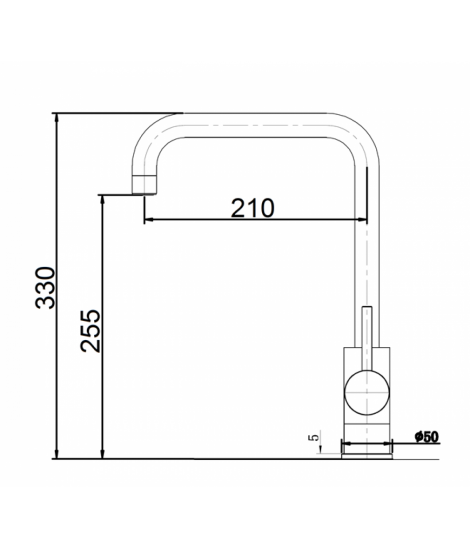 Кухонний змішувач Fabiano SKF 860 ST Комбінований