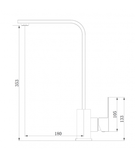 Кухонний змішувач Fabiano SKF 870 ST Комбінований