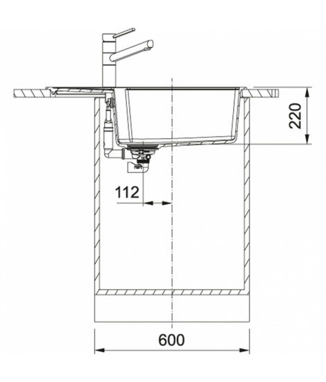 Кухонна мийка Franke Urban UBG 611-78 XL Фраграніт