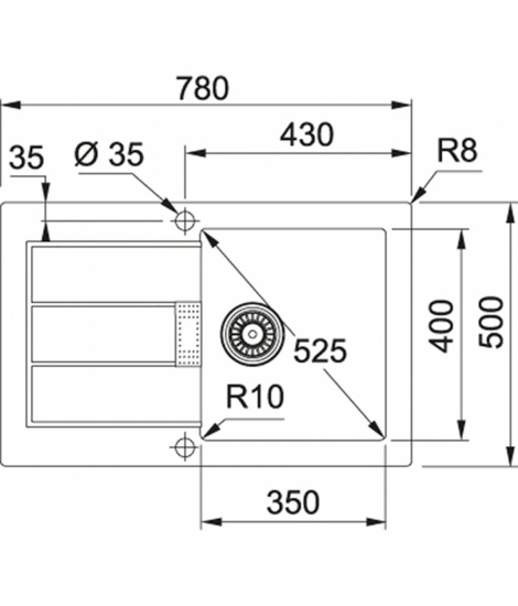 Кухонна мийка Franke Sirius SID 611-78 XL Тектонайт