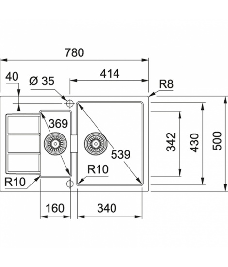 Кухонна мийка Franke Sirius SID 651-78 Тектонайт