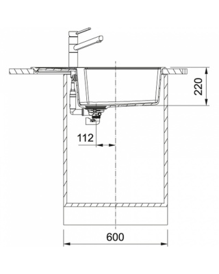 Кухонна мийка Franke Urban UBG 611-78 XL Фраграніт