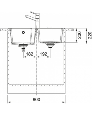 Кухонна мийка Franke Urban UBG 620-78 Фраграніт