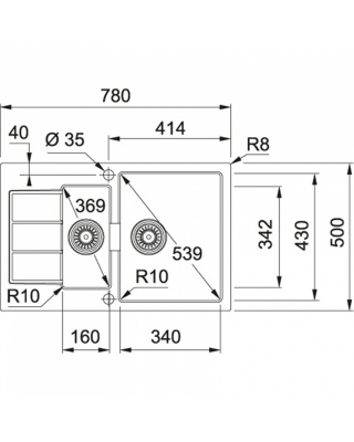 Кухонна мийка Franke Sirius SID 651-78 Тектонайт